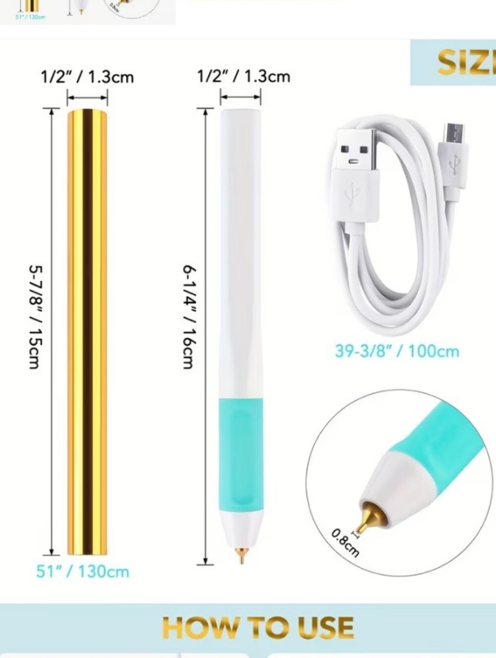 New In Box Hot Foiling Pen For Scrapbooking/Card making With Roll Of Foil